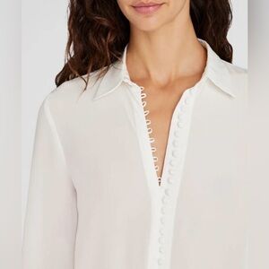Club Monaco Helen Blouse sz large NWOT